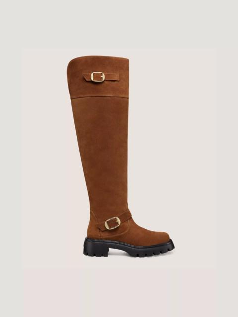 Stuart Weitzman EMERSON MOTO TALL BOOT