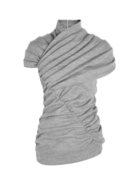 Balmain Balmain Asymmetric Wool-blend top