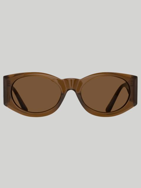 LINDA FARROW Sunglasses in Brown