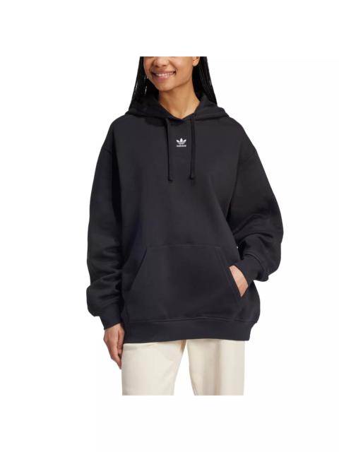 adidas Women's Originals Essentials Oversized Fleece Hoodie - Black