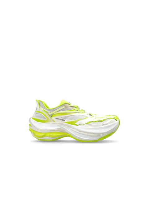 BALENCIAGA BALENCIAGA $1090 Jet Eggshell Lime Sneakers New & Authentic