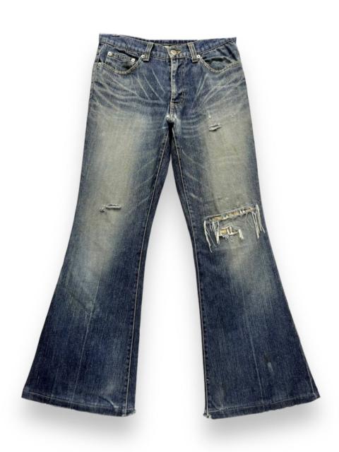 Other Designers 🔥SICK 90's TORNADO MART Natural Worn-Out Thrashed Flared 💥