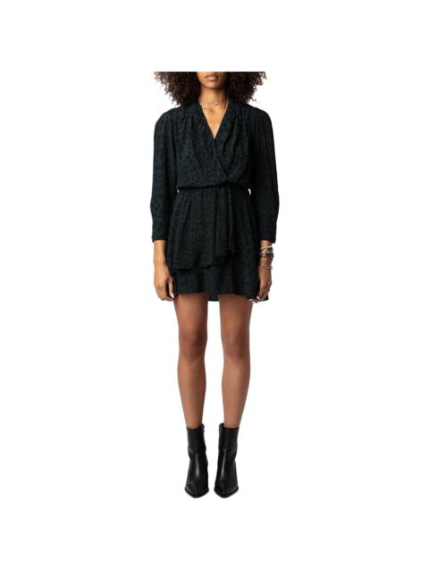 Zadig & Voltaire Zadig & Voltaire Rogers Soft Leo Silk Dress
