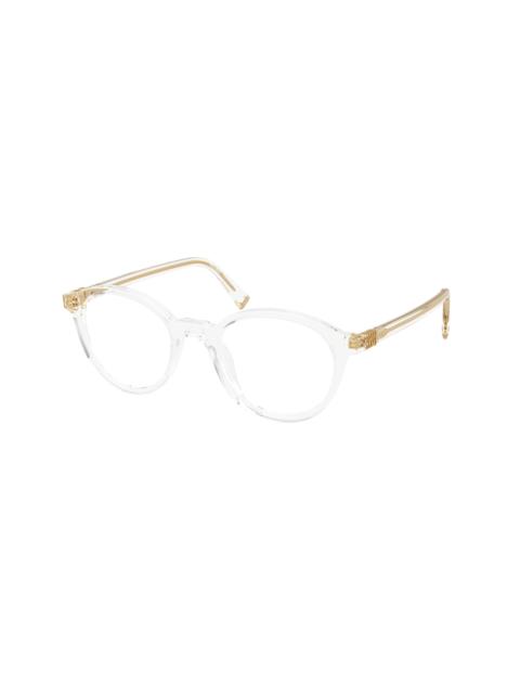 Miu Miu Miu Miu Demo Oval Ladies Eyeglasses MU 02WVF 15Z1O1 50