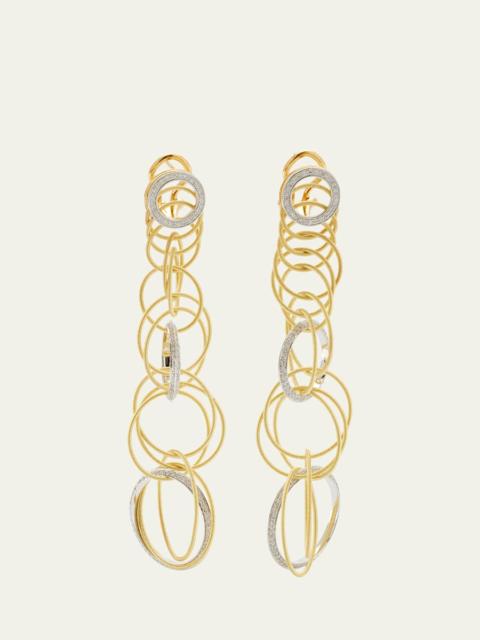 Buccellati Hawaii Waikiki Short Pendant Earrings with Diamonds