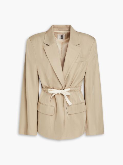 BY MALENE BIRGER Biento satin-twill blazer