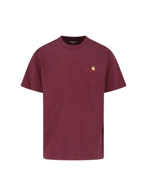 Carhartt 'AMERICAN SCRIPT' CREW NECK T-SHIRT