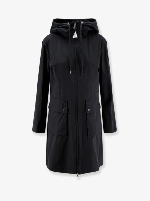Moncler Moncler Laerte Cotton Blend Long Jacket