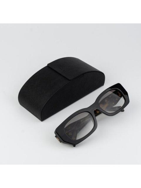 Prada Prada Women Sunglasses Black Rectangle PRB05S 3890A7 NEW AUTHENTIC