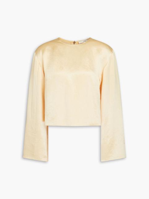 Tibi Satin-twill top