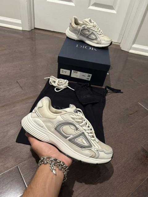 Dior Dior B30 microfiber mesh sneaker all white OG Everything