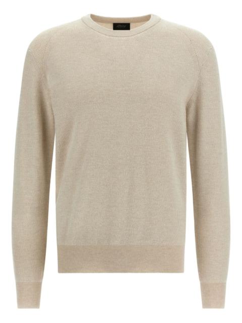 Brioni Brioni Men Cashmere And Wool Crewneck Sweater