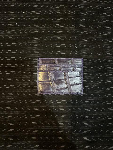 Other Designers Designer - Real Crocodile Leather Wallet Cardholder