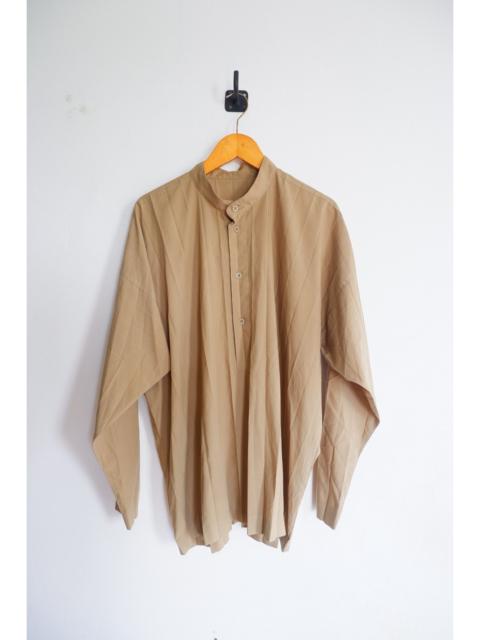 ISSEY MIYAKE Homme Plisse Issey Miyake Pleated Half Button Shirts