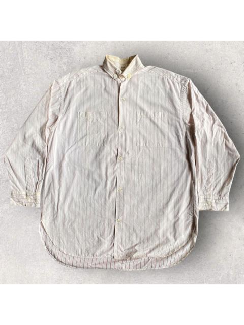 Yohji Yamamoto Vintage SS99 Y’s For Men Oversize Stripe Shirt