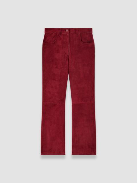 JOSEPH Duke Suede Stretch Trousers