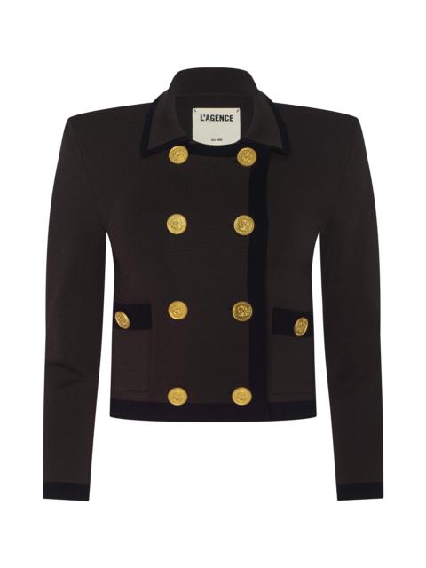 L'AGENCE Janu Cropped Knit Jacket
