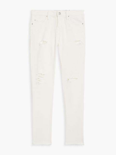 Other Designers Jarod distressed high-rise skinny jeans