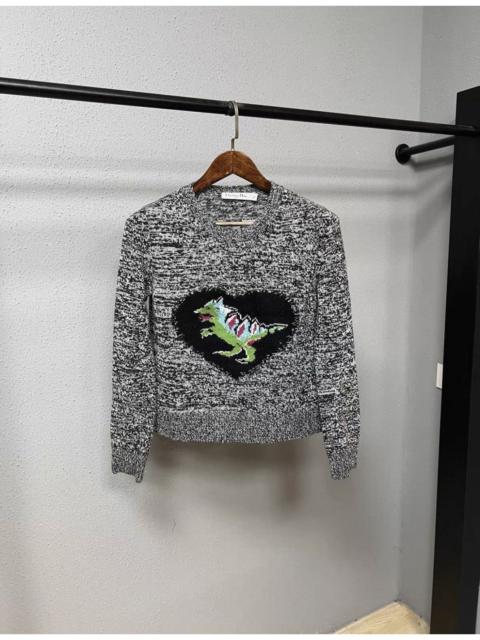 Dior Dior Dinosaur Heart Sweater