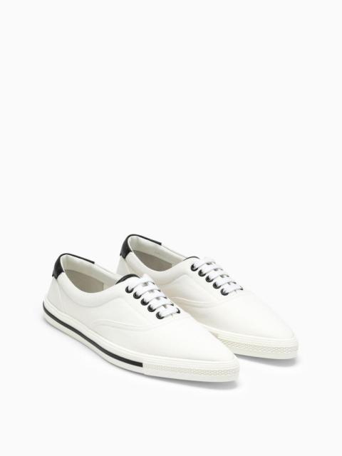 Saint Laurent Club Low White Canvas Trainer Men