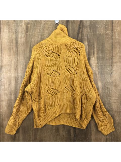 Other Designers Homespun Knitwear - Pattern Crocheted ripped Knit sweater