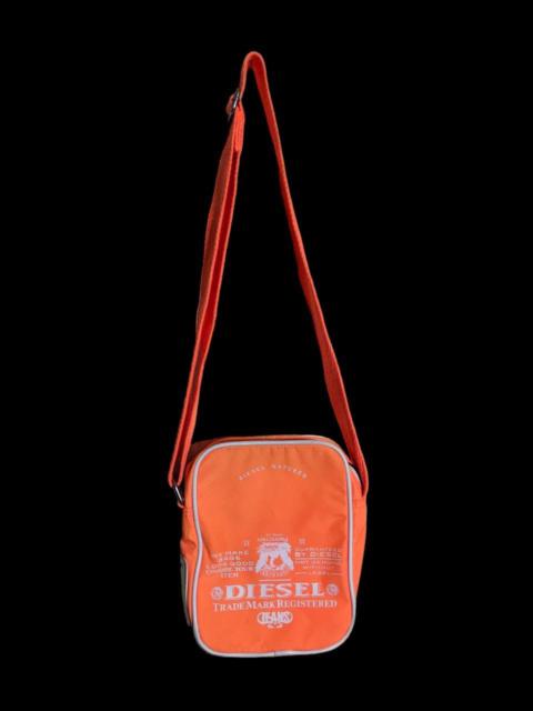 Diesel ORANGE COLOUR WAY DIESEL SHOULDER UTILITY BAG