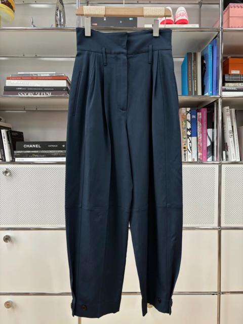 Givenchy Givenchy navy blue high-waisted tailored trousers,