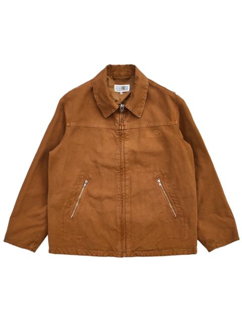 MM6 Maison Margiela Canvas Zip-Up Jacket "Tan"
