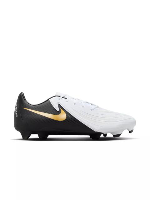 Nike Phantom GX 2 Academy MG "White/Black/Metallic Gold Coin" Men's Soccer Cleat
