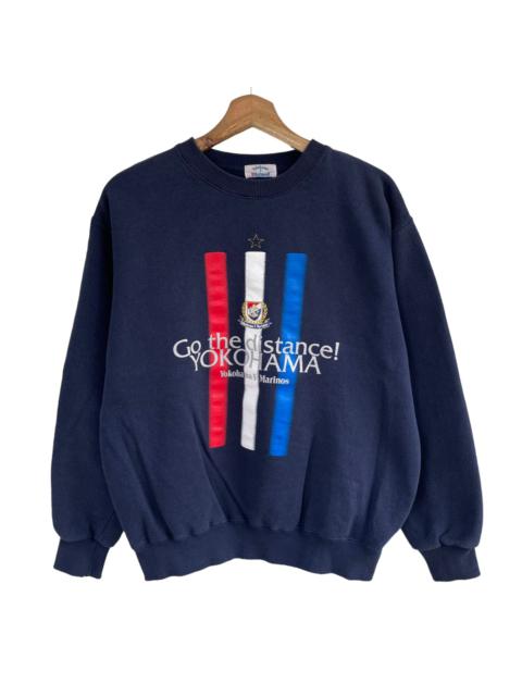 Other Designers Vintage - 💥 VINTAGE YOKOHAMA F. MARINOS FC JAPAN FOOTBALL SWEATSHIRT