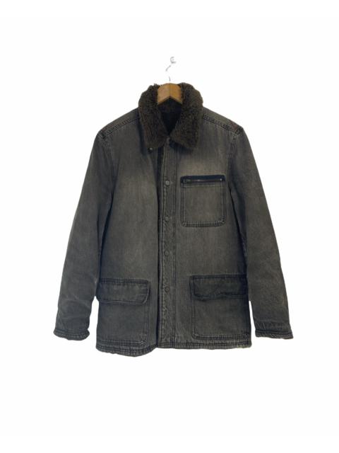 Other Designers PPFM - PPFM Distressed Jacket Denim Jacket Design