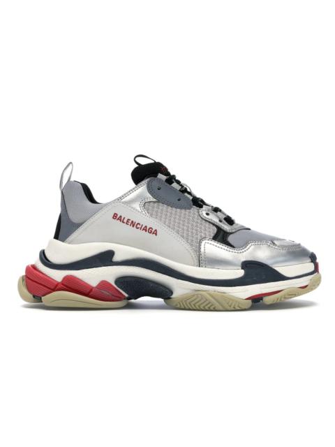 BALENCIAGA Balenciaga Triple S Silver Red (2018)
