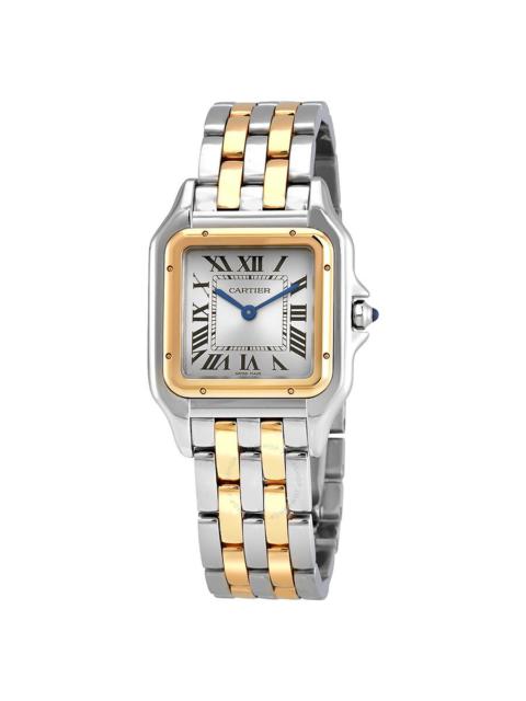 Cartier Panthere Medium Model Silver Dial Ladies Watch W2PN0007