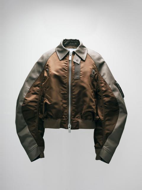 sacai Cotton Chino x Nylon Twill Blouson