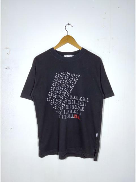 Other Designers Vintage - Vintage Elle Shirt Over Print Logo Nice and Simple Design