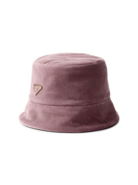 velvet bucket hat