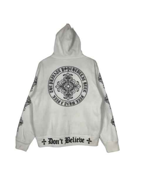 Other Designers Vintage - Vintage Defective Struct Hoodie Chrome Heart Inspired