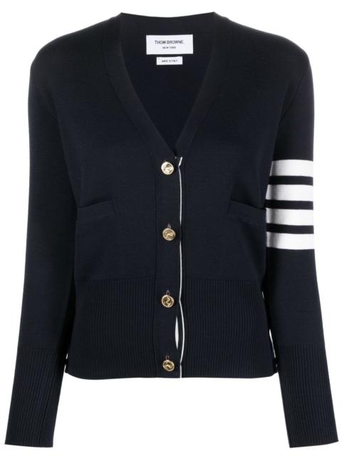 Thom Browne Thom Browne Women 4Bar Wool Cardigan