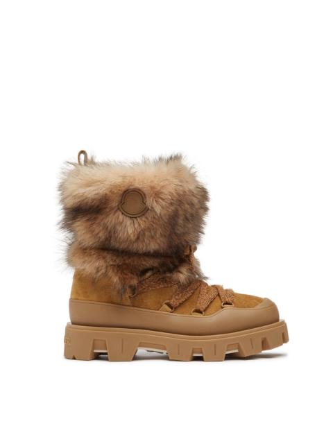 Moncler MONCLER Peak Apres Brown Boots New (Women's size:7;)