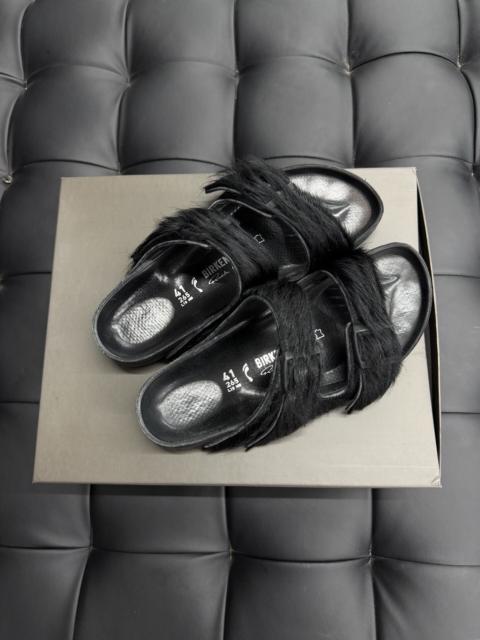 Rick Owens Rick Owens Black Horsehide Sandals