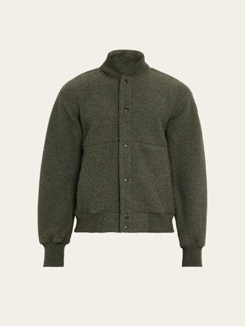 Canada Goose Men's Hudson Fleece Snap-Front Bomber Jacket