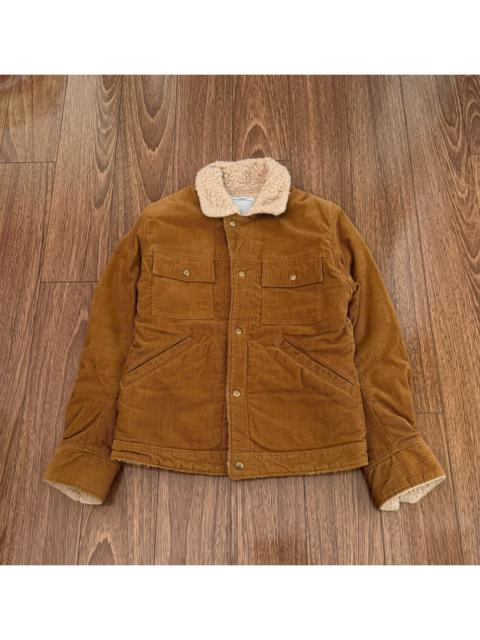 visvim VISVIM CARAVAN JKT SLUB (CORDUROY) 14AW — Corduroy & Faux Shearling Jacket