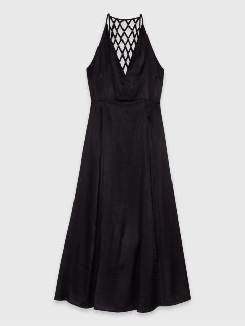 maje Floaty maxi dress with braided back