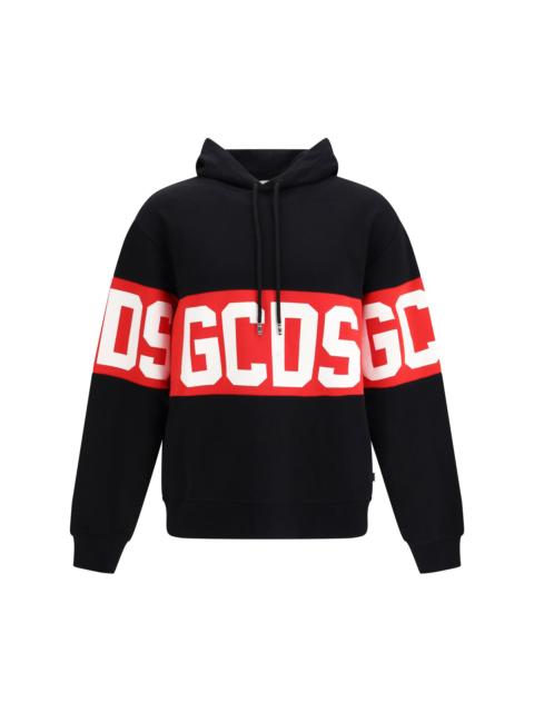 GCDS Gcds Cotton Hoodie With Logo Band