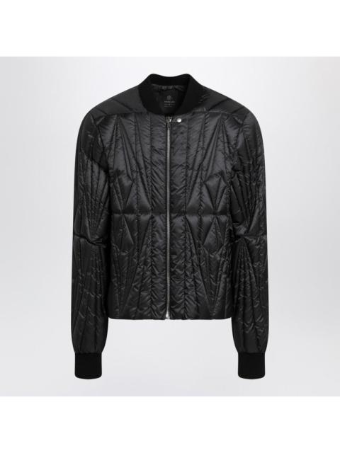 Moncler Moncler + Rick Owens Black Quilted Zip-Up Down Jacket Men