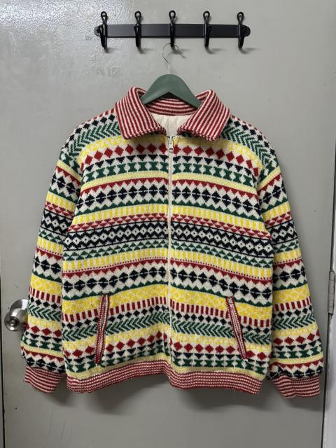 Other Designers Vintage Knit Reversible Sweater Jacket