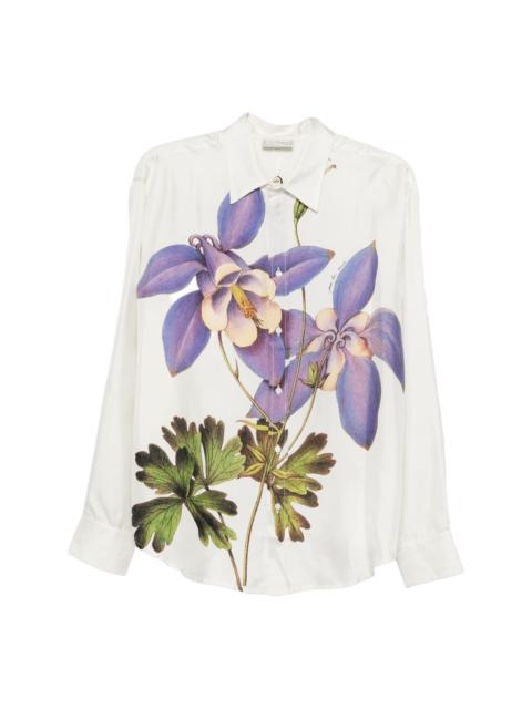 Pierre-Louis Mascia Printed silk shirt