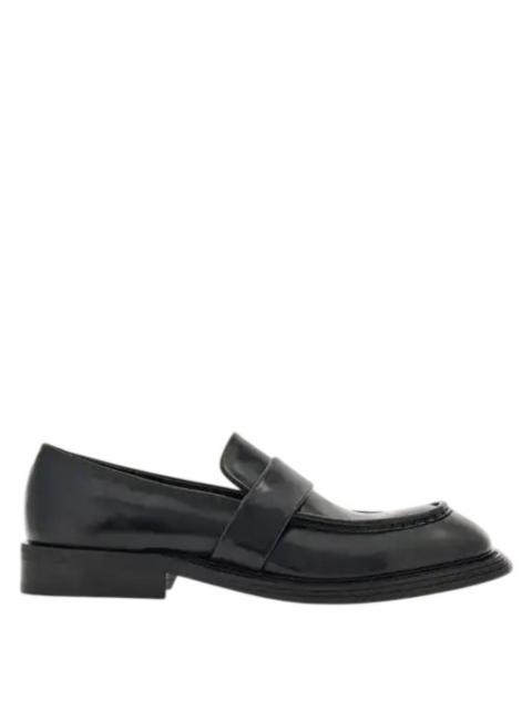 FERRAGAMO Ferragamo Fidele Wide Toe Leather Loafers