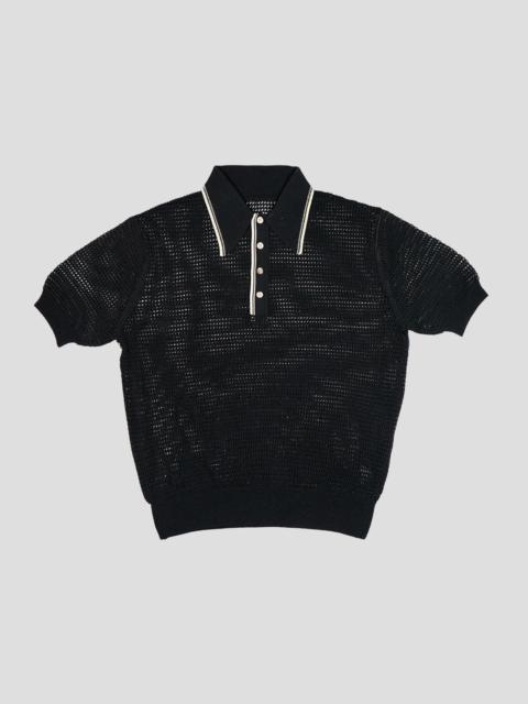 12G MESH KNIT POLO SHIRT