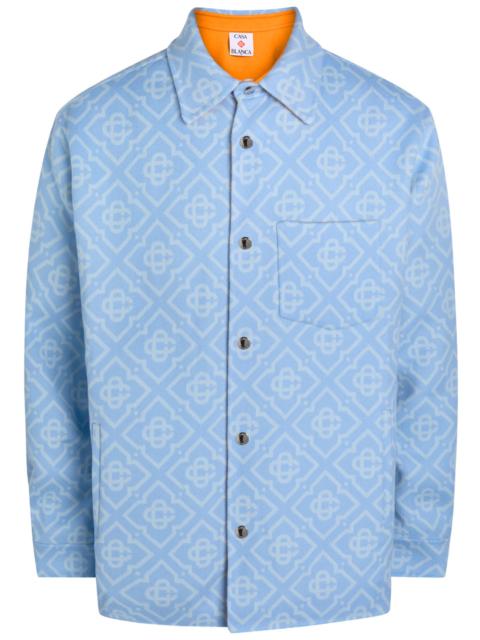 CASABLANCA Casablanca Logo-monogrammed Wool Overshirt